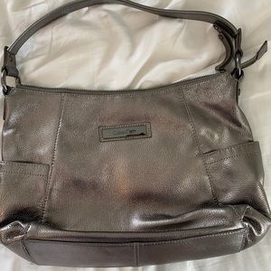Silver Reflectant Calvin Klein Purse
